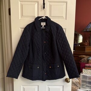 Charter club women’s Quilted Navy Jacket